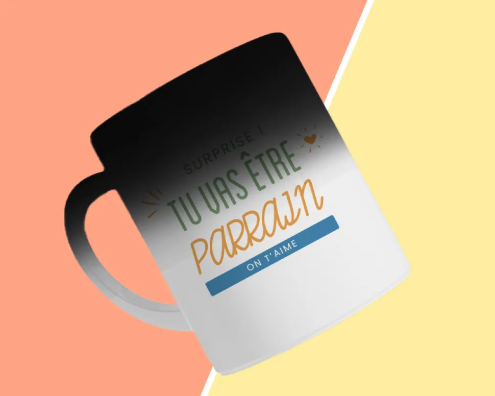 Mug personnalisé - Tu vas être ...