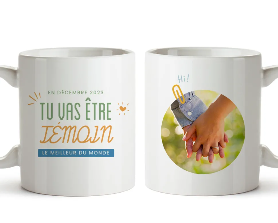 Mug personnalisé - Tu vas être ...
