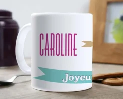 Mug personnalisé anniversaire - Prénom et âge