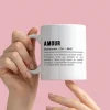 Mug personnalisé couple - Définition Amour