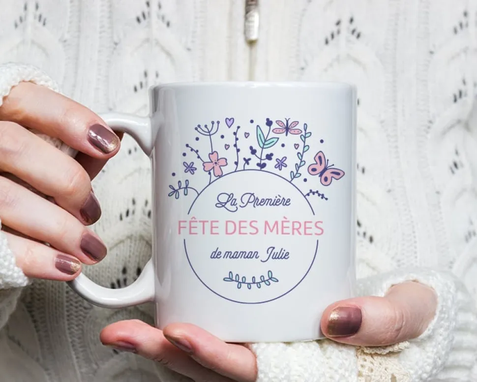 Mug personnalisé maman - Première Fête des Mères