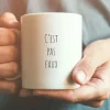 Mug personnalisé message