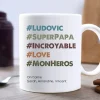 Mug personnalisé message - Hashtag