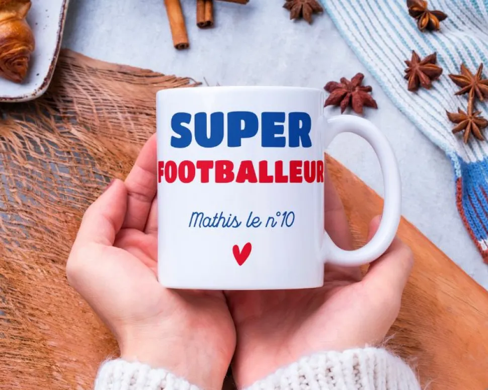 Mug personnalisé message - Super