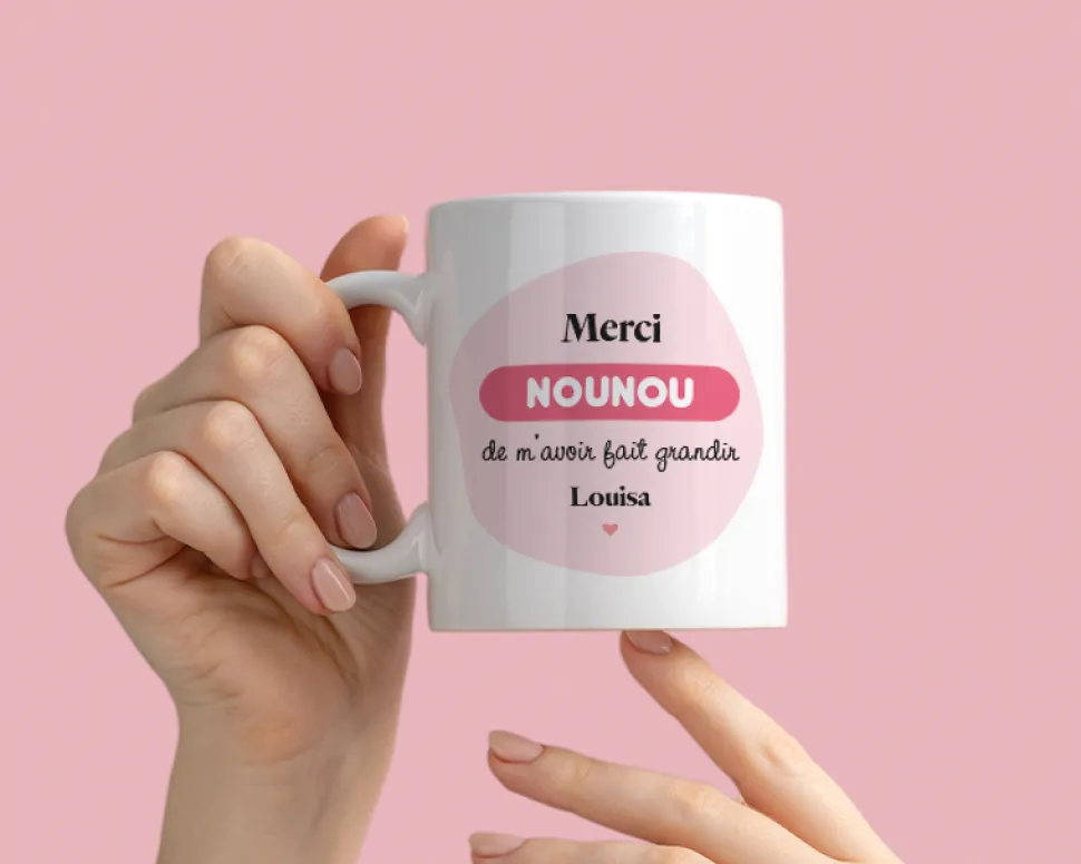 Mug personnalisé nounou - Photo