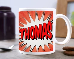 Mug personnalisé prénom - BD Comics