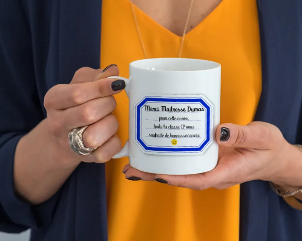 Mug personnalisé remerciements - Maîtresse, Maître et ATSEM