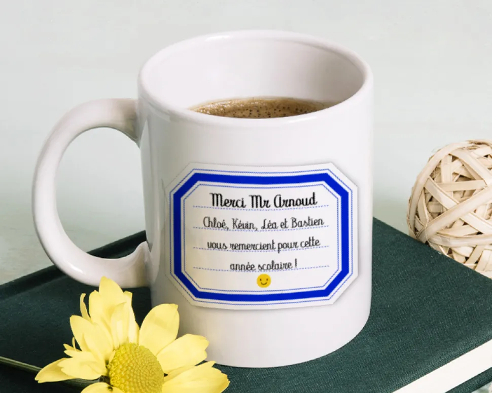 Mug personnalisé remerciements - Maîtresse, Maître et ATSEM