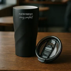 Mug vortex personnalisé - Message