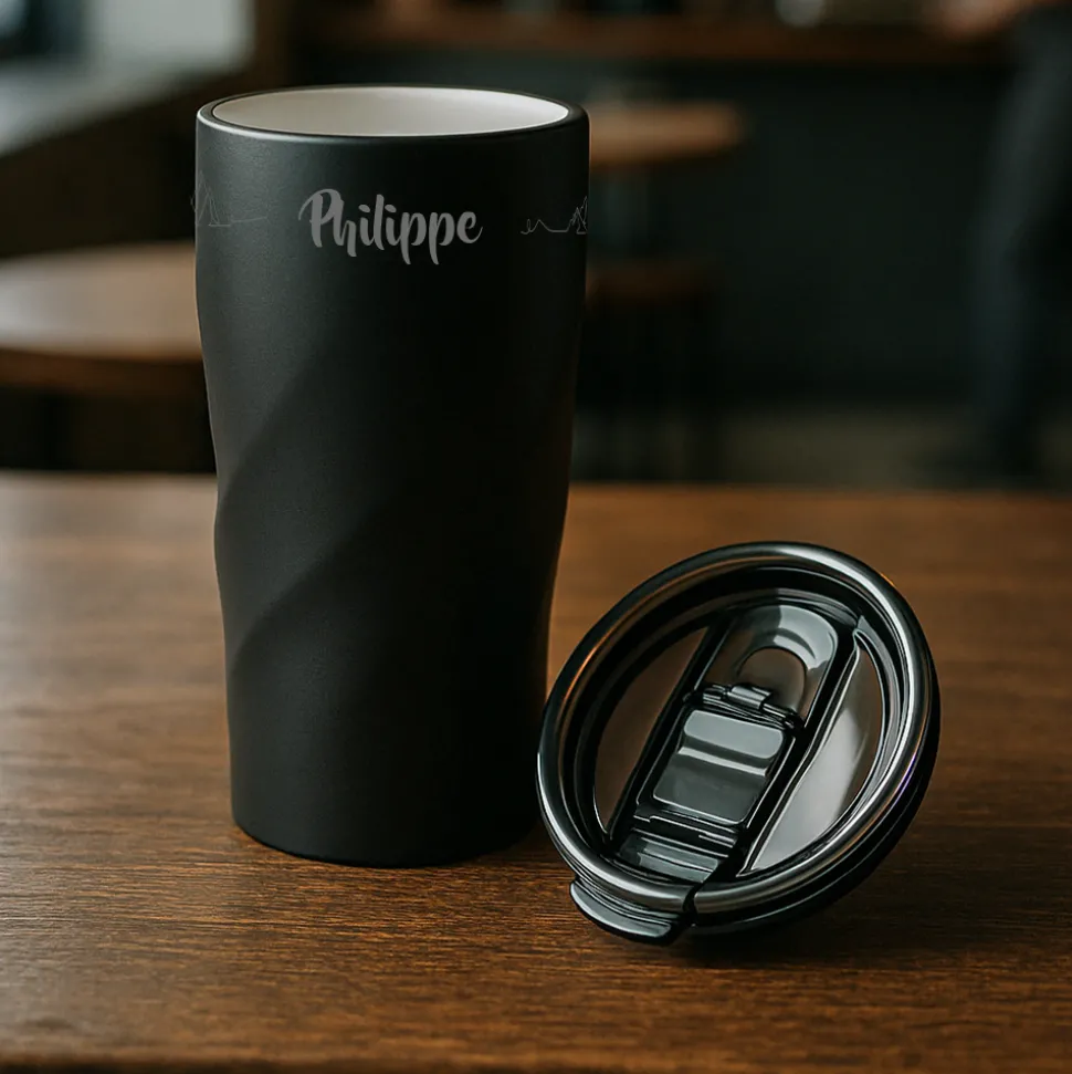 Mug vortex personnalisé - Montagne