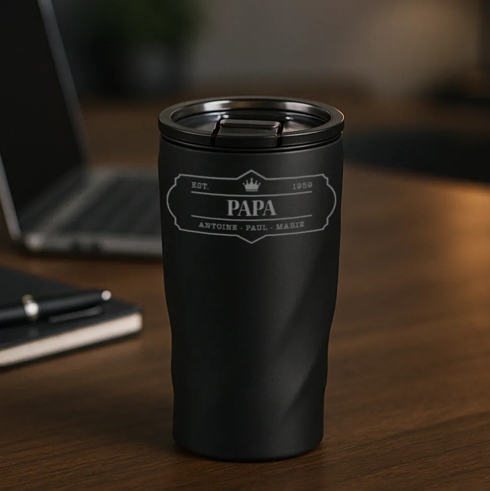 Mug vortex personnalisé - Établi depuis