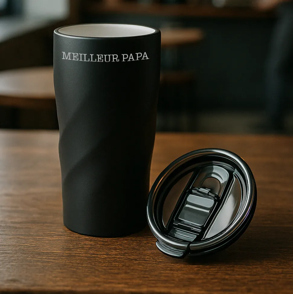 Mug vortex personnalisé - Établi depuis