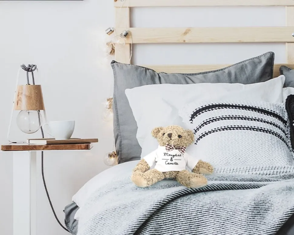 Ourson en peluche personnalisable - Jour de rencontre