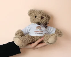 Ourson en peluche personnalisable - Bon rétablissement