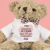 Ourson personnalisé - Aujourd'hui je t'aime depuis X jours