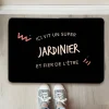 Paillasson personnalisé - Jardinier