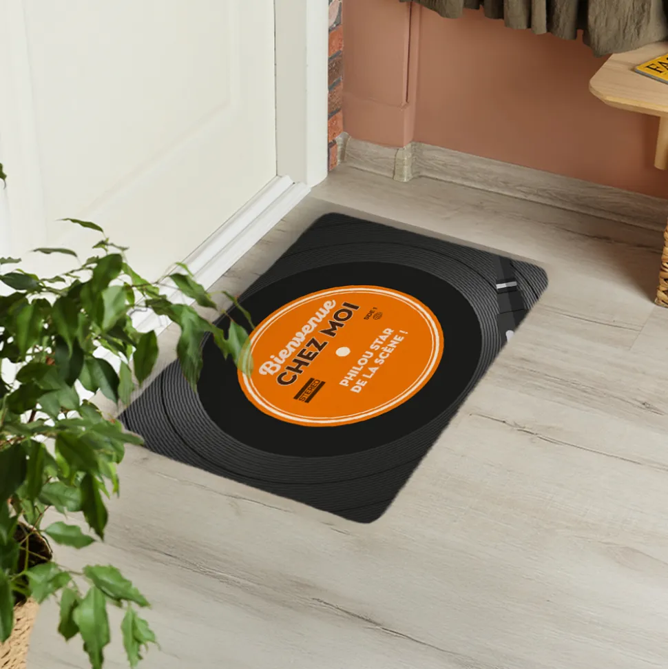 Paillasson personnalisé - Retro Vinyle