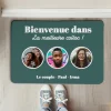 Paillasson personnalisé multi-photos
