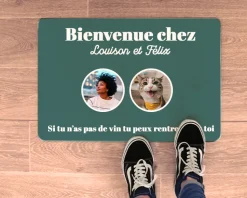 Paillasson personnalisé multi-photos