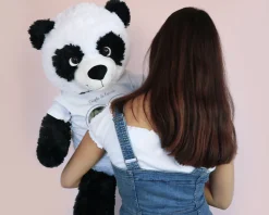 Panda Géant Personnalisable - Coeur Photo