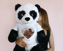 Panda Géant Personnalisable - Coeur Photo