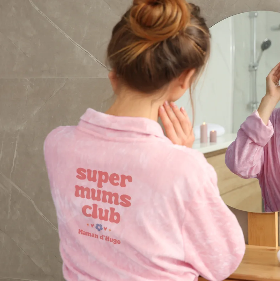 Peignoir personnalisé - Cool Mums Club