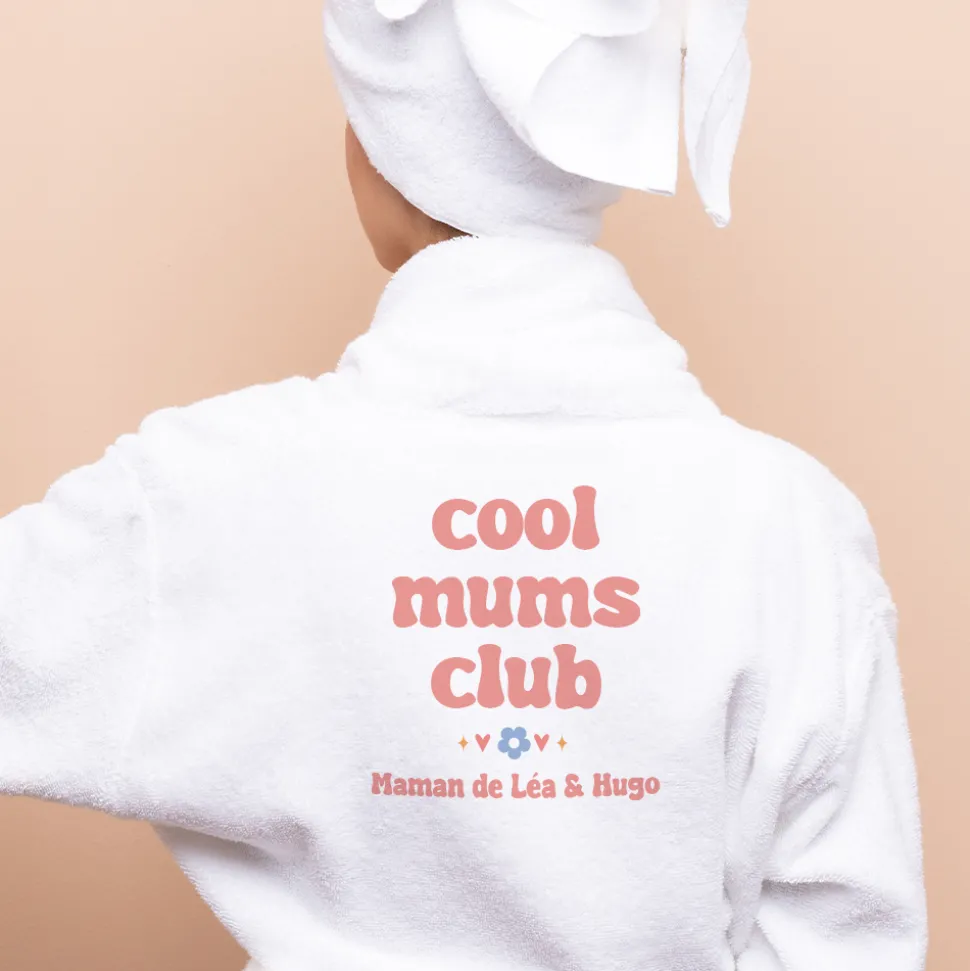 Peignoir personnalisé - Cool Mums Club
