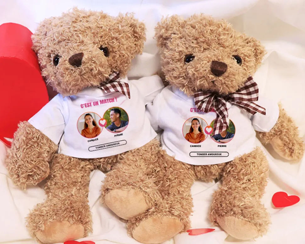 Peluche personnalisée - It's a match