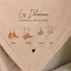 Plaid personnalisé - Famille Chaussures