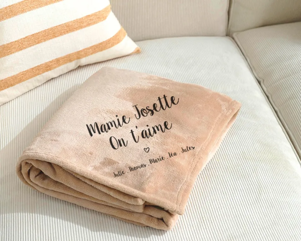 Plaid personnalisé - Grand-mère
