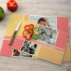 Planche à découper en verre personnalisée - Multi-photo