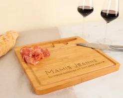 Planche à découper personnalisée avec couteau - Grand-Mère