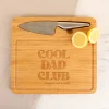 Planche à découper personnalisée avec couteau - Cool Dads Club