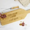 Planche apéritif personnalisable - Message