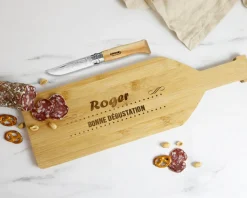 Planche apéro personnalisée en bois - Prénom