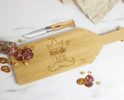 Planche apéro personnalisée en bois - Roi de l'Apéro