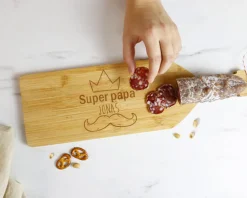 Planche apéro personnalisée en bois - Roi de l'Apéro