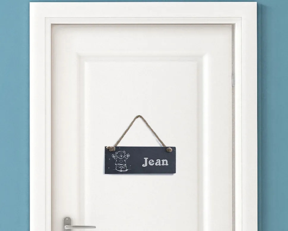 Plaque de porte enfant - Teddy Bear Happy