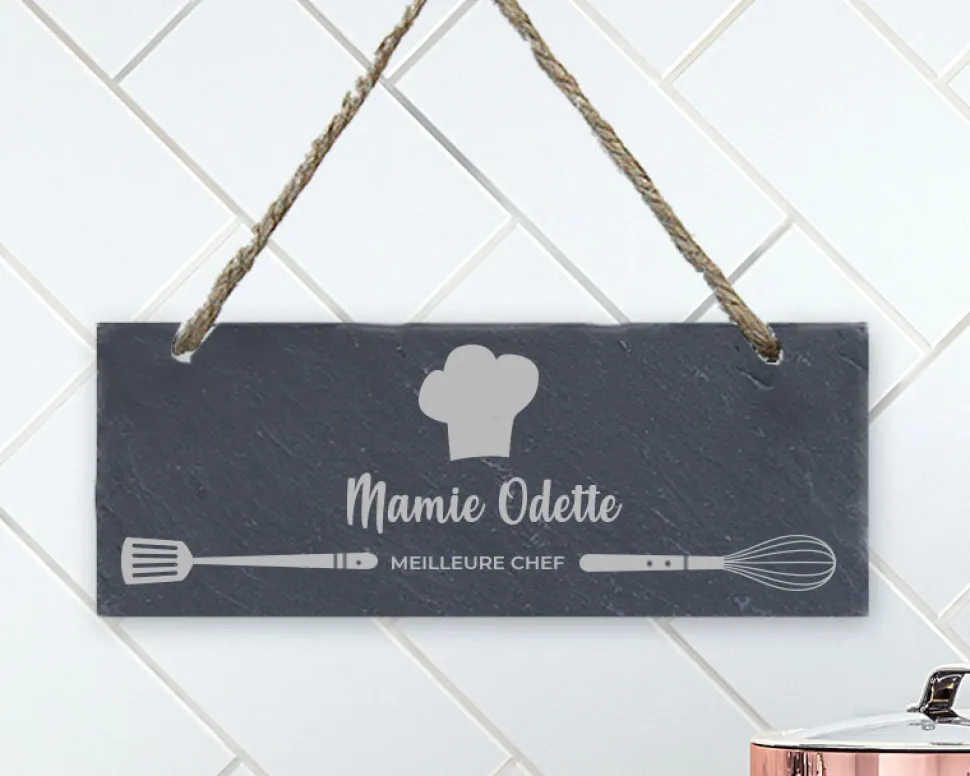Plaque de porte personnalisée - Cuisine de Mamie