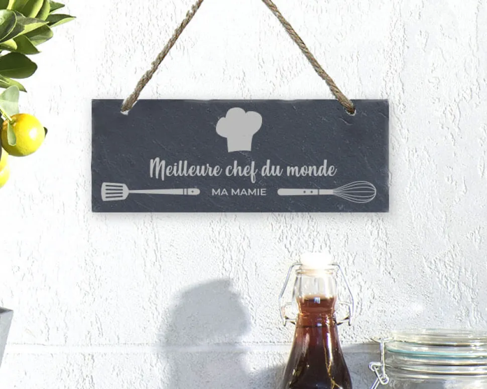 Plaque de porte personnalisée - Cuisine de Mamie