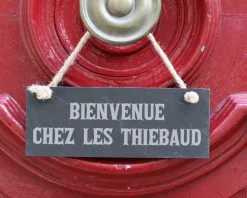 Plaque de porte personnalisée - Message