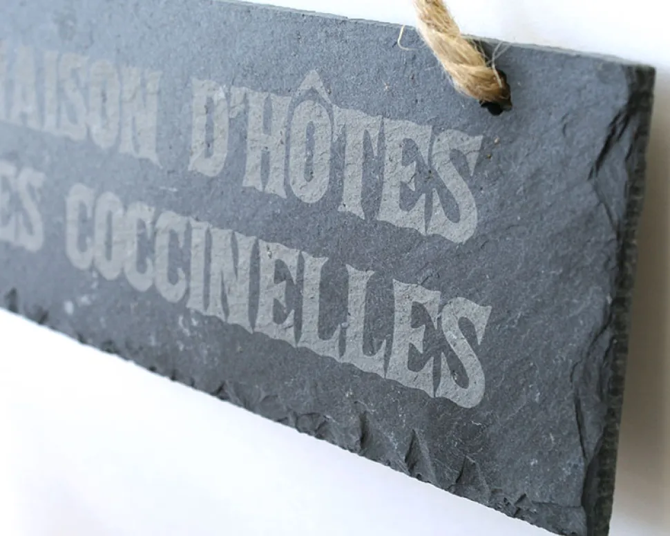 Plaque de porte personnalisée - Message