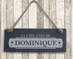 Plaque de porte personnalisée - La Cave à Vin de...