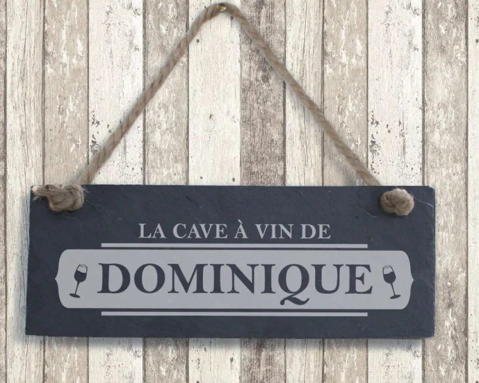 Plaque de porte personnalisée - La Cave à Vin de...