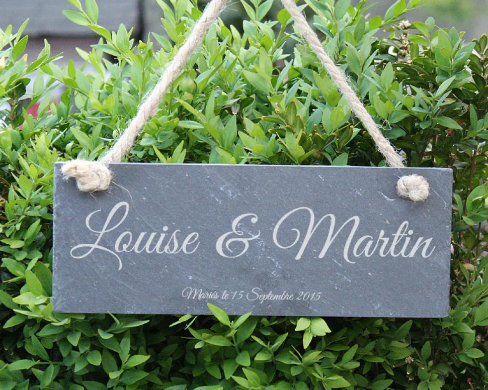 Plaque de porte personnalisée - Prénoms