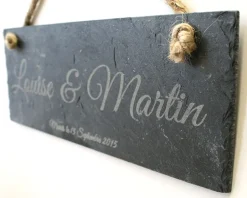 Plaque de porte personnalisée - Prénoms