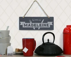 Plaque de porte personnalisée - Cuisine
