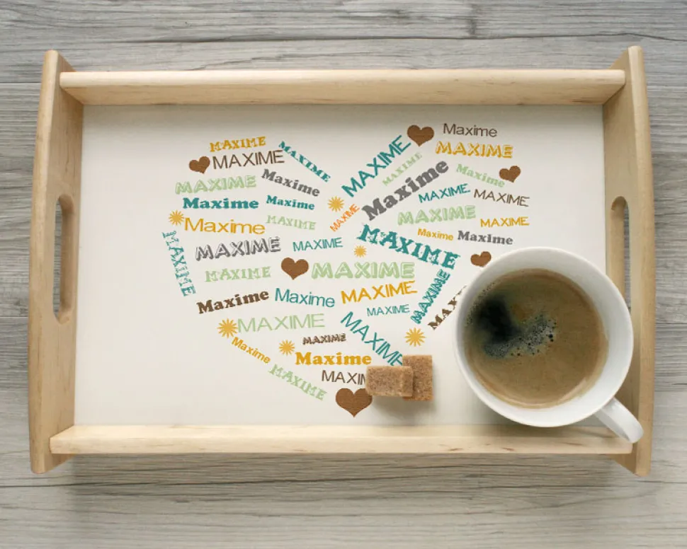 Plateau Coeur Famille