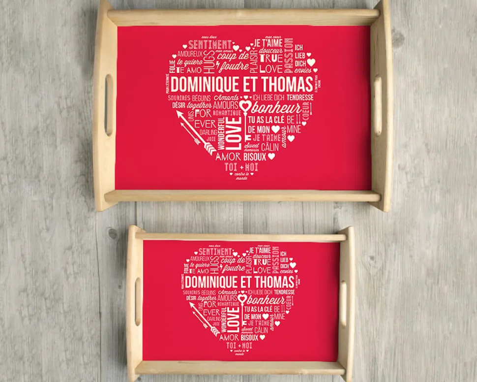Plateau mots d'Amour