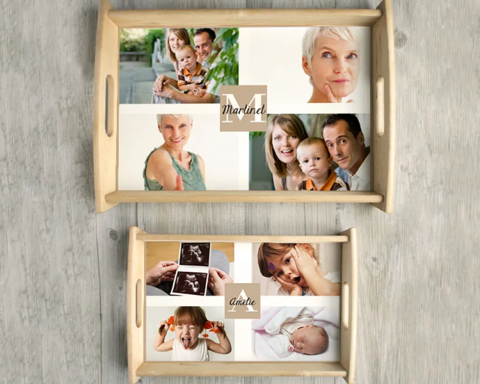 Plateau Multi-Photos Famille